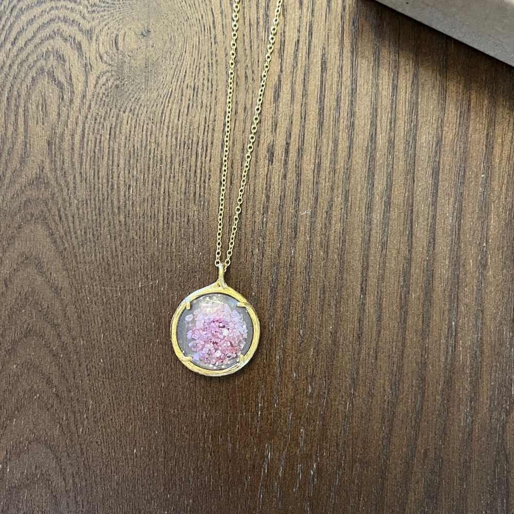 Catherine Weitzman Small Shaker Birthstone Necklace - Picture 2 of 4